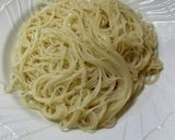 【簡単冷そうめん】ネギ納豆卵焼きそうめん作り方4写真