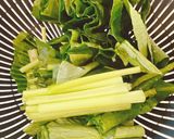 小松菜としめじの中華風卵とじ作り方1写真