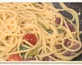 若ごぼうとホタルイカのパスタ【食遺産】作り方11写真