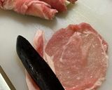 巻いて焼くだけ!なすと豚肉のバタぽん焼き作り方1写真