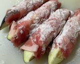 巻いて焼くだけ!なすと豚肉のバタぽん焼き作り方2写真