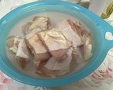 塩水唐揚げ♪カリカリ中は柔らか～☆作り方1写真