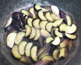 さっぱりナスの辛子酢味噌　オヤジのつまみ作り方4写真
