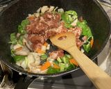 焼きうどんてす。半生うどんで。作り方7写真
