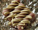 魚肉ソーセージ卵無しピカタ☆100円以下作り方1写真
