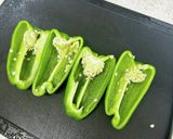 ピーマンのチーズ入り肉巻き♪焼肉のタレで作り方1写真