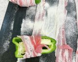ピーマンのチーズ入り肉巻き♪焼肉のタレで作り方4写真