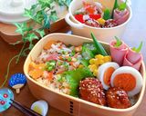 お弁当の隙間おかず★大葉ハム巻き作り方3写真
