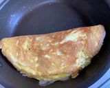 ふわっトロ豆腐チーズとトマトのオムレツ作り方5写真