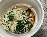 スピード料理★そうめんで油そば作り方1写真