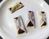 餃子の皮でうな蒲ちゃんとろ~りチーズ焼き作り方3写真