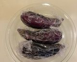 レンジと麻婆茄子の素で簡単麻婆茄子作り方1写真