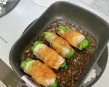 ピーマンのチーズ入り肉巻き♪焼肉のタレで作り方9写真