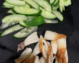 中華味冷しゃぶ&茄子&きゅうり&ちくわ作り方3写真