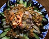 中華味冷しゃぶ&茄子&きゅうり&ちくわ作り方7写真