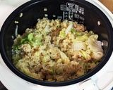 シャキっとレタスチャーハン風炊き込みご飯作り方5写真
