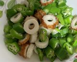 3分副菜！オクラ竹輪作り方4写真