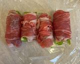 豚こま切れ肉、ピーマンチーズ巻き★作り方5写真
