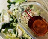 レンチン鶏胸肉（塩麹）とキャベツとわかめ作り方6写真
