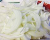 カレー肉うどん、ねぎ＆ねぎ。作り方3写真