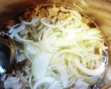 カレー肉うどん、ねぎ＆ねぎ。作り方5写真