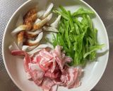 ピーマンとちくわと豚バラのお好み味✨作り方1写真