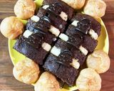 【簡単】切るだけ☆チョコバナナケーキ作り方1写真