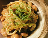 毎日の納豆●エノキ炒めのトッピング作り方1写真