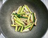 夏の食欲増進☆牛バラ肉の彩り炒め作り方2写真