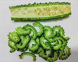 簡単昼食！ゴーヤチャンプルのっけそうめん作り方1写真