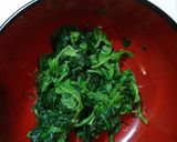 簡単！激ウマ！ほうれん草なめたけ納豆♪作り方1写真