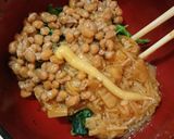 簡単！激ウマ！ほうれん草なめたけ納豆♪作り方2写真