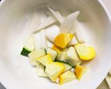 肉無豆腐オイレモンラタトゥイユ味野菜炒め作り方9写真
