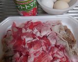 超簡単☆豚肉とトマトと玉子の麺つゆ仕立て作り方1写真