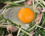 水菜とベーコンの卵炒め作り方6写真