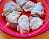 鶏照りを桃ゼリーで簡単甘旨に!お弁当にも作り方1写真