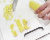 レンチンで簡単☆ふんわりコーンケーキ作り方1写真