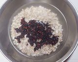 美味！！押し麦＆黒米でカフェごはん♫作り方1写真