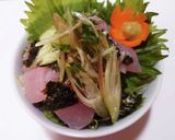 お茶碗で作る♡青じそとみょうがの海鮮丼作り方6写真