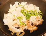 鶏もも肉とゴーヤの照り焼き作り方5写真