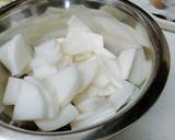 しみしみ☆鶏と大根のてり炒め作り方1写真