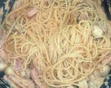 簡単ワンパン　レッドカルボナーラ作り方6写真