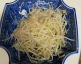簡単♩胡麻油香る茹でもやし作り方3写真