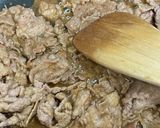焼肉のタレで簡単!牛コマの卵炒め作り方2写真