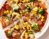 ライスペーパーで作るグルテンフリーのピザ作り方6写真