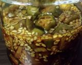 輪切りオクラの醤油漬け作り方3写真