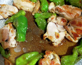 ししとうと鶏肉の甘辛炒め作り方4写真