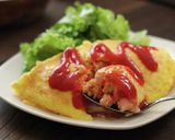 魚ニソとオートミールのオムライス♪お弁当作り方5写真