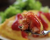魚ニソとオートミールのオムライス♪お弁当作り方6写真