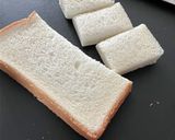 魚肉ソーセージでチーズソパン作り方1写真